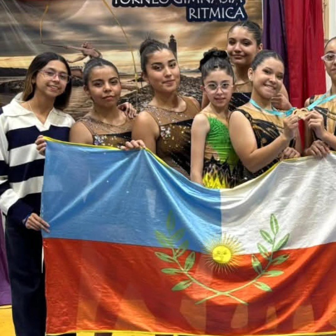 MARTINA DELGADO ARAOZ, ENTRE LAS TERNADAS EN GIMNASIA RÍTMICA EN LA PREMIACIÓN ANUAL DEL DEPORTE
